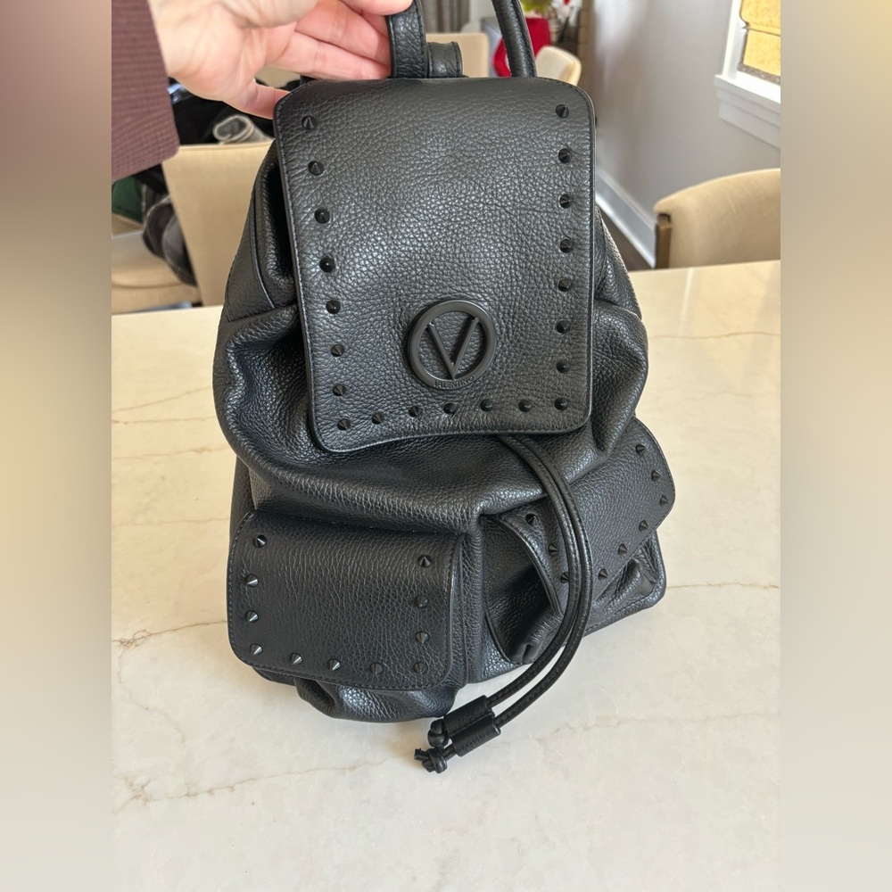 Valentino black backpack
